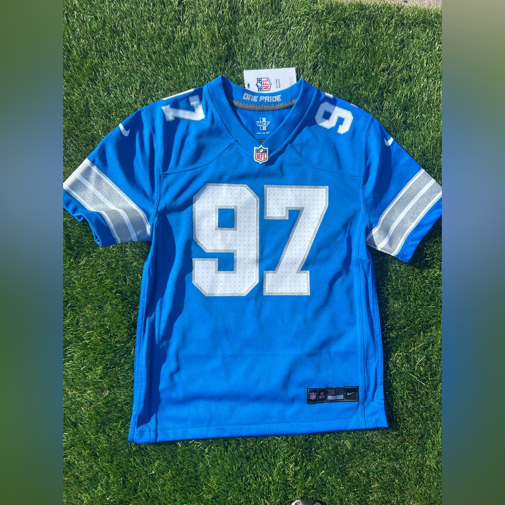 Aidan Hutchinson Detroit Lions Youth Nike NFL Game Football Jersey